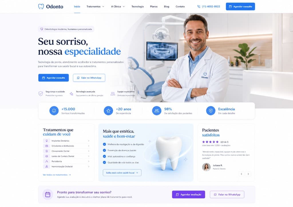 Template preview: Dental